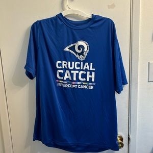 LA Rams Charity sports shirt, XL, blue